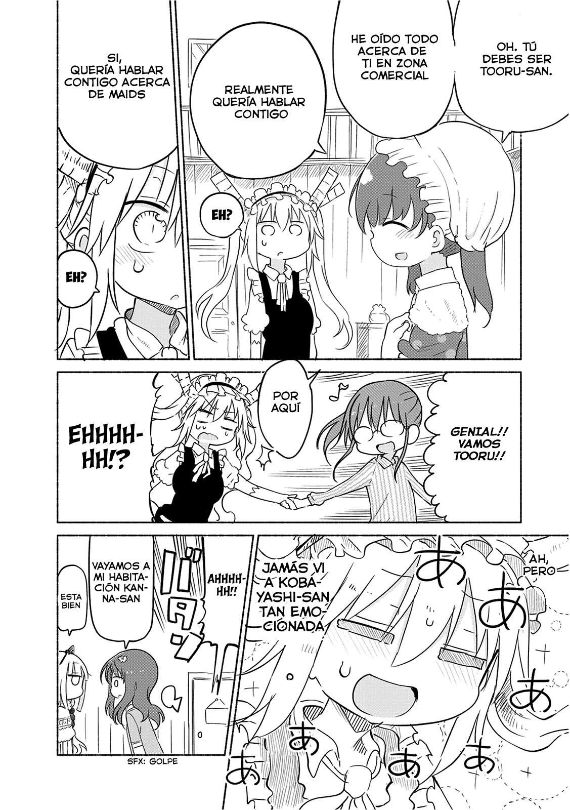 Kobayashi-san Chi no Maid Dragon Capitulo 29: Kanna y Saikawa-san página 8
