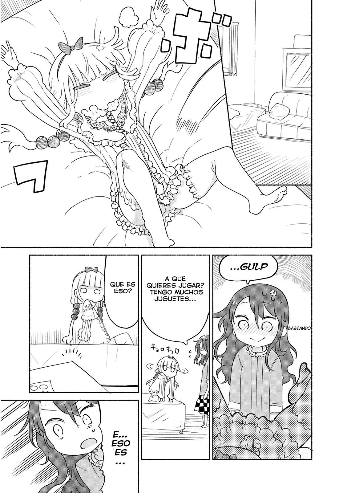 Kobayashi-san Chi no Maid Dragon Capitulo 29: Kanna y Saikawa-san página 9