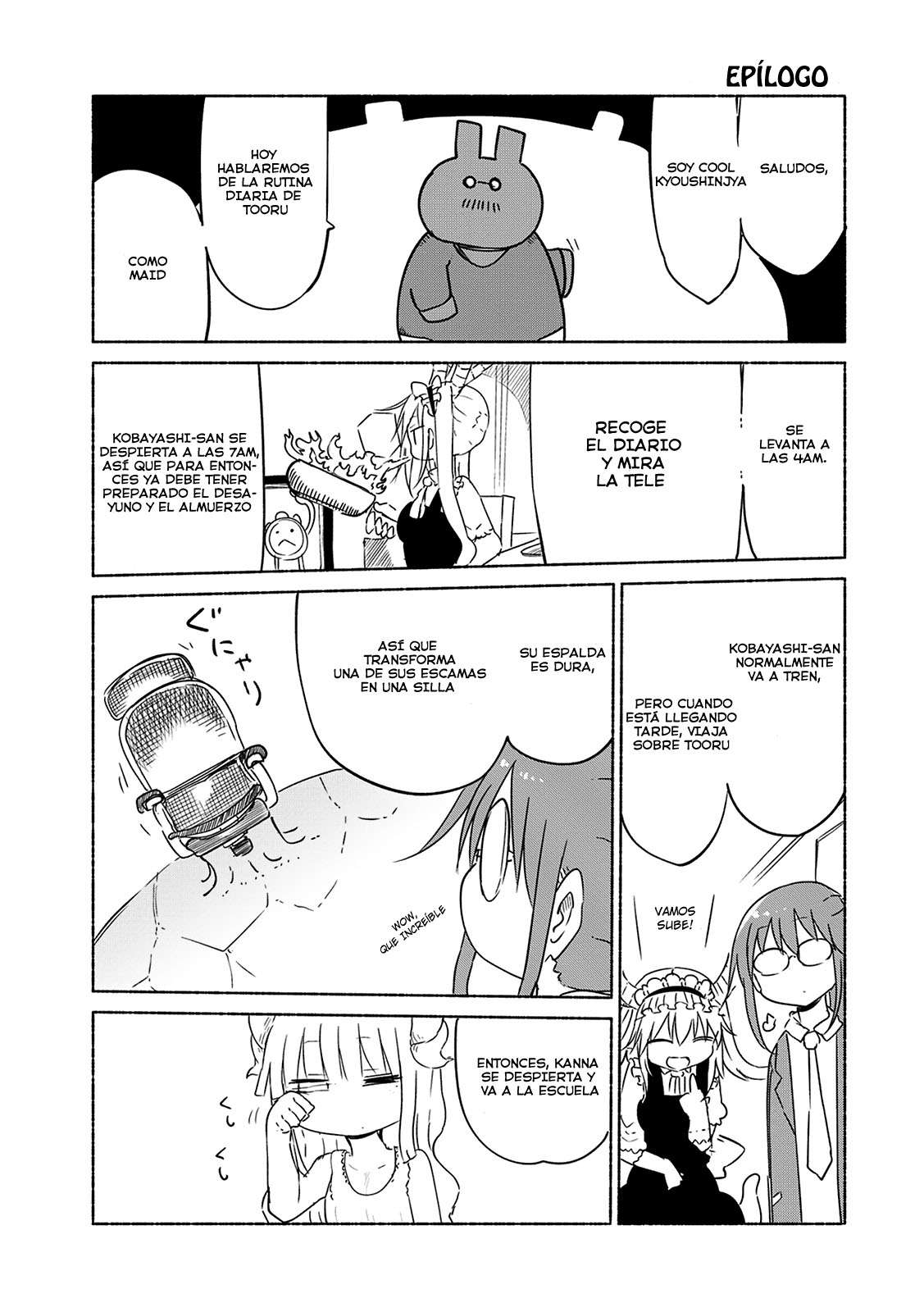Kobayashi-san Chi no Maid Dragon Capitulo 30: Tooru y el Trabajo de Detective página 16