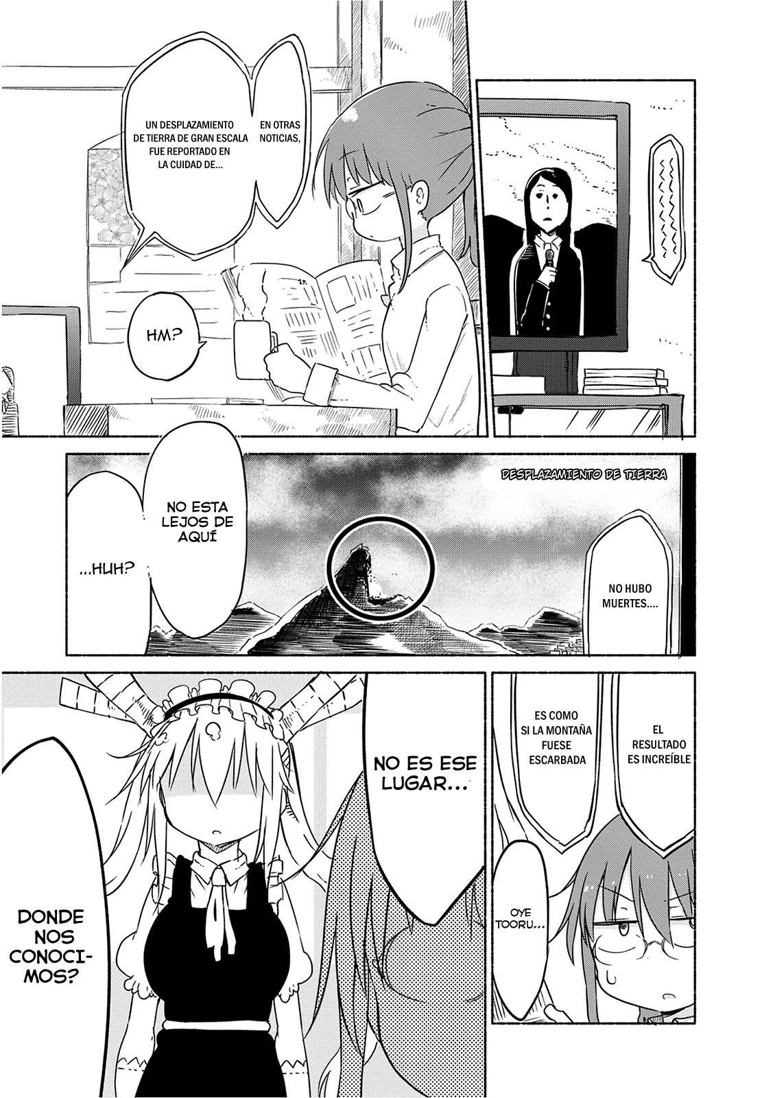 Kobayashi-san Chi no Maid Dragon Capitulo 30: Tooru y el Trabajo de Detective página 3
