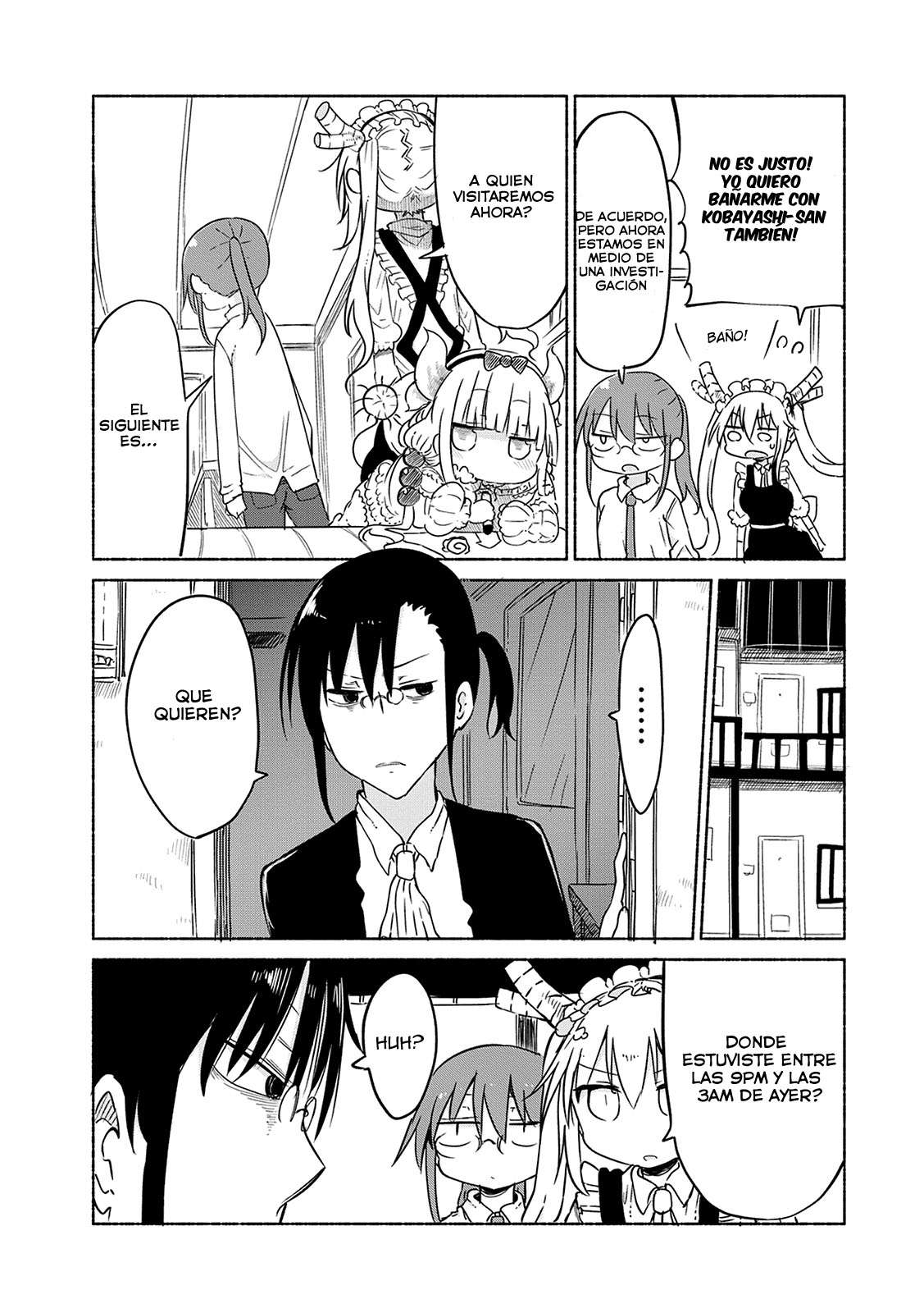 Kobayashi-san Chi no Maid Dragon Capitulo 30: Tooru y el Trabajo de Detective página 8
