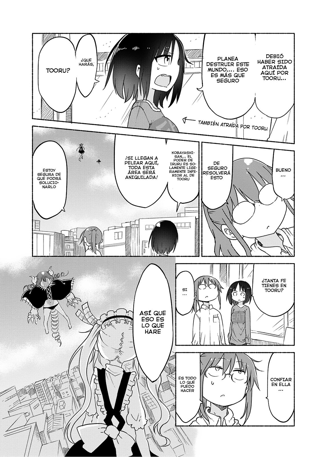 Kobayashi-san Chi no Maid Dragon Capitulo 31: Tooru e Iruru página 8