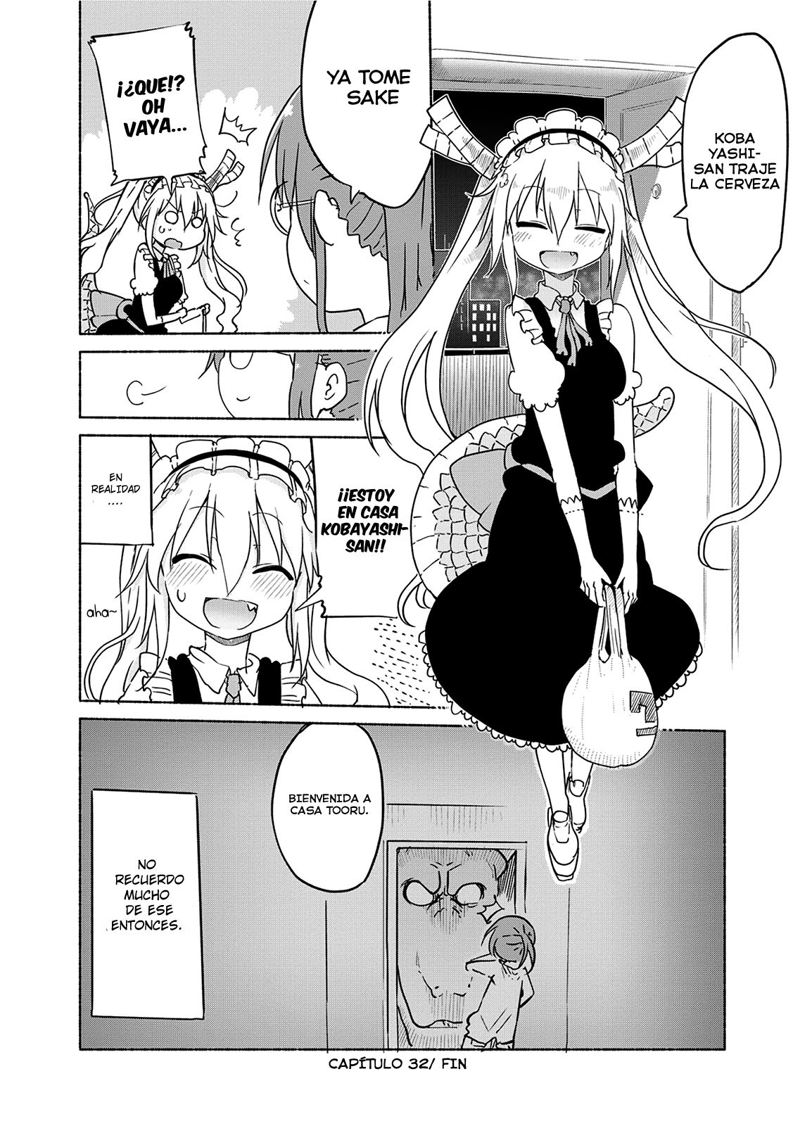 Kobayashi-san Chi no Maid Dragon Capitulo 32: Tooru y el Encuentro II página 14