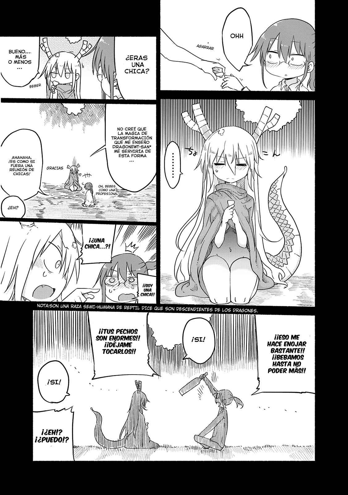 Kobayashi-san Chi no Maid Dragon Capitulo 32: Tooru y el Encuentro II página 9