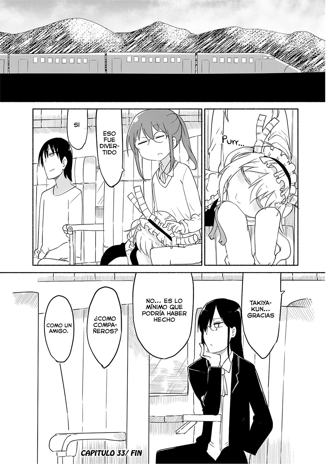 Kobayashi-san Chi no Maid Dragon Capitulo 33: Tooru y las Aguas Termales página 14