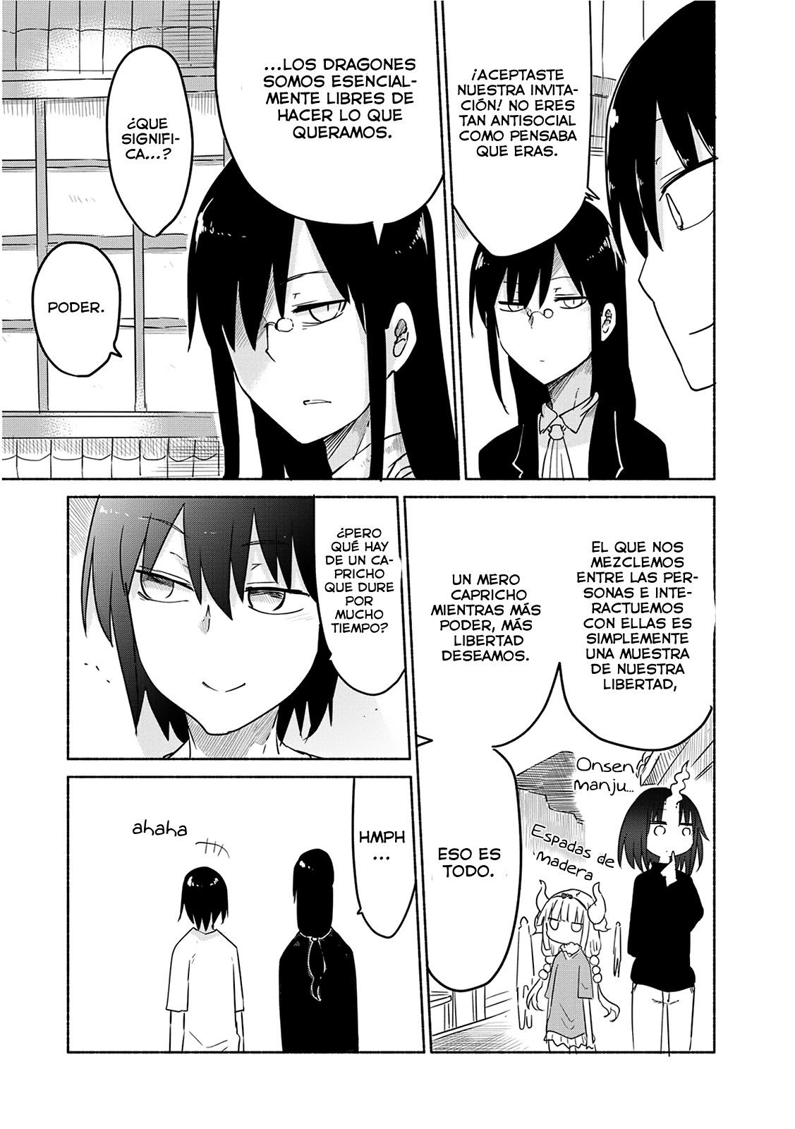 Kobayashi-san Chi no Maid Dragon Capitulo 33: Tooru y las Aguas Termales página 5