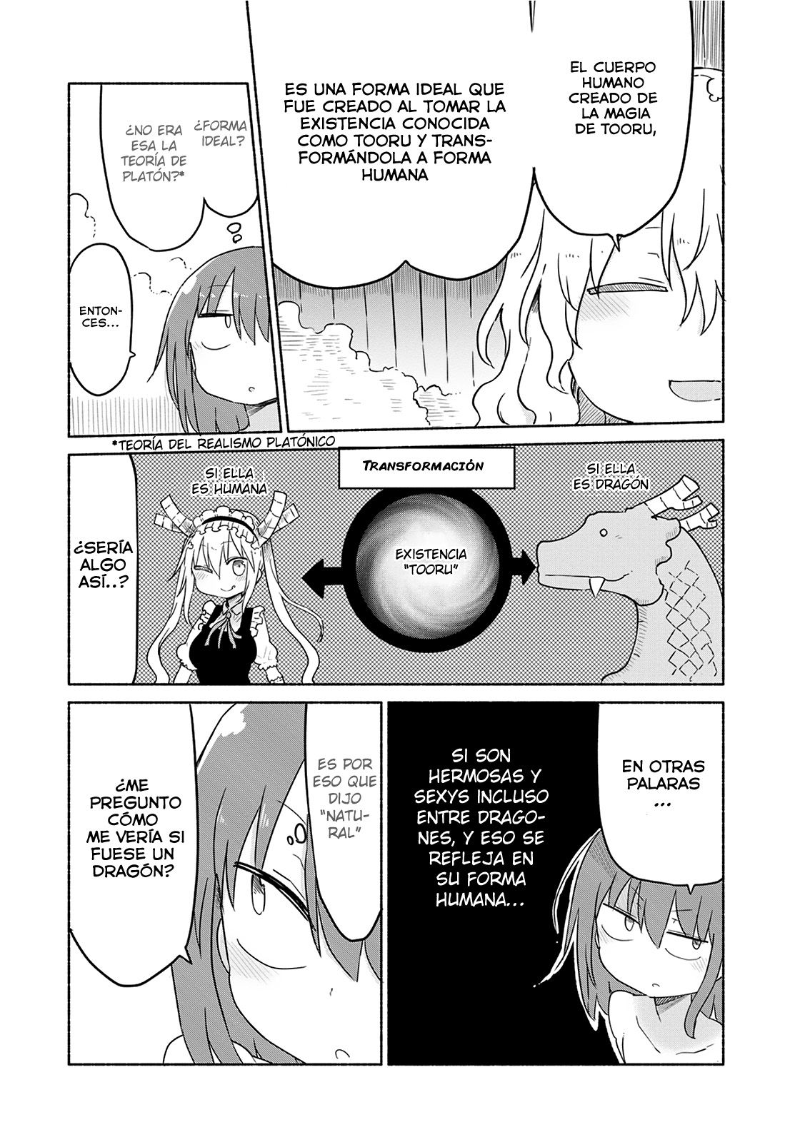 Kobayashi-san Chi no Maid Dragon Capitulo 33: Tooru y las Aguas Termales página 9