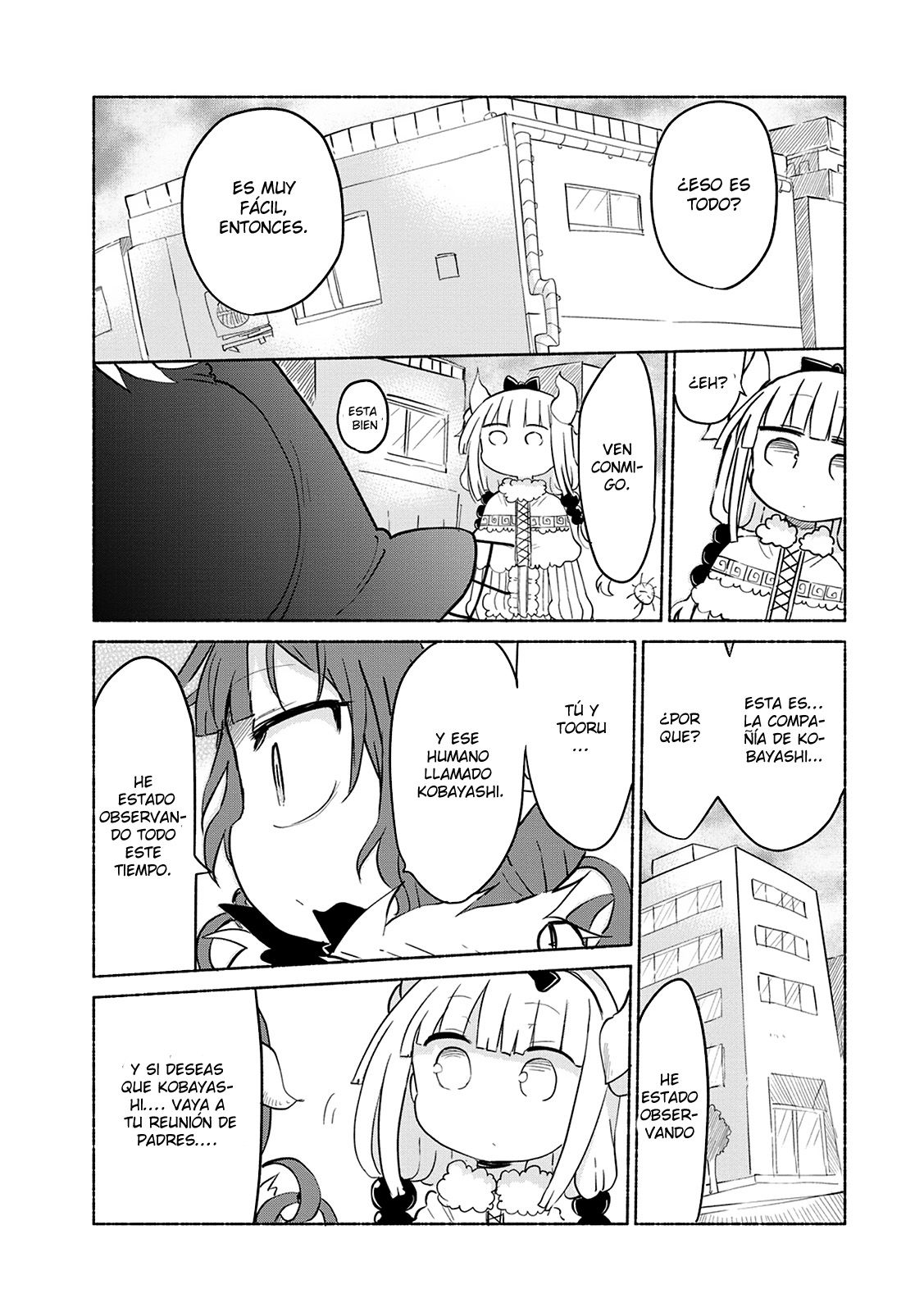 Kobayashi-san Chi no Maid Dragon Capitulo 34: Kanna y el Día de Padres página 10