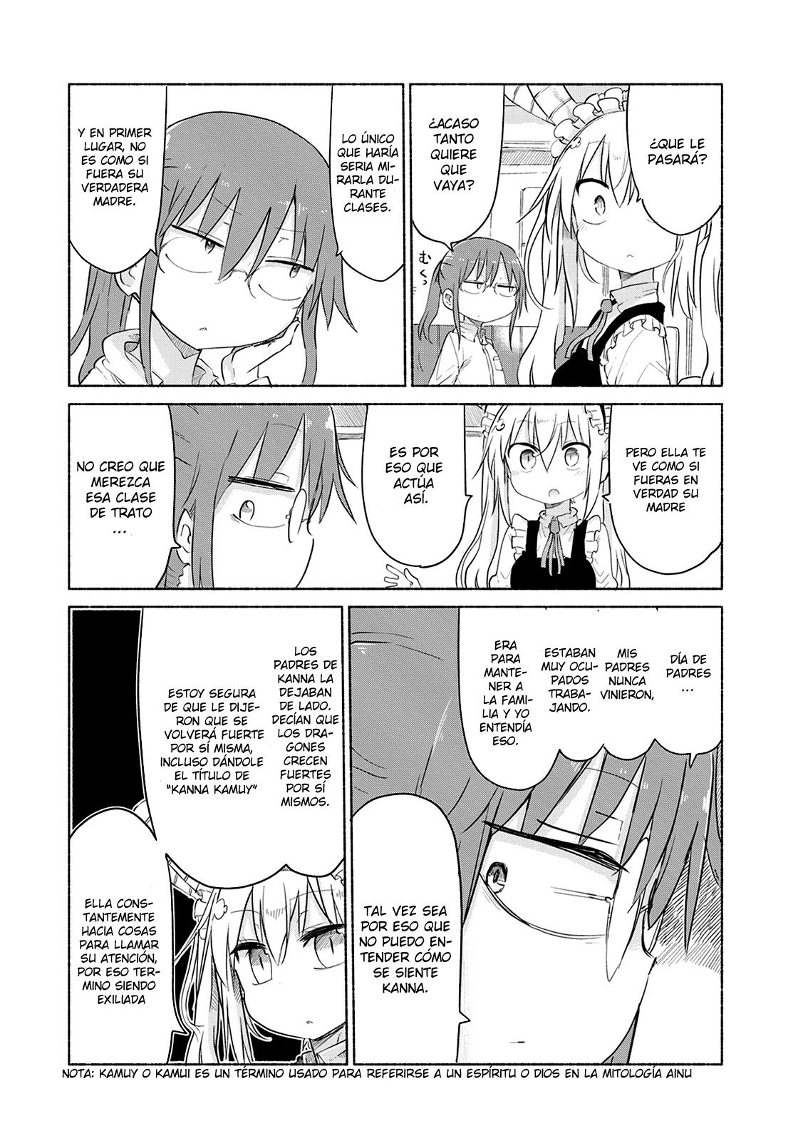 Kobayashi-san Chi no Maid Dragon Capitulo 34: Kanna y el Día de Padres página 7
