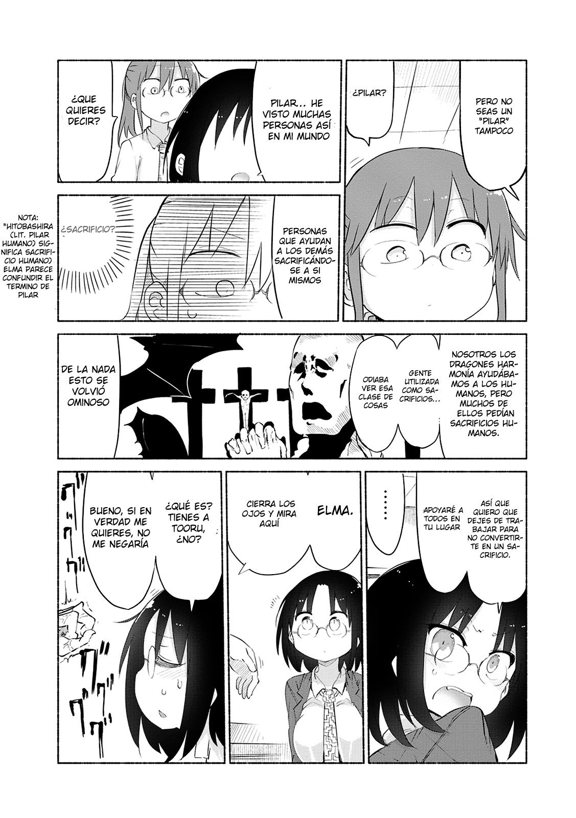Kobayashi-san Chi no Maid Dragon Capitulo 35: Elma y la Compañia página 12