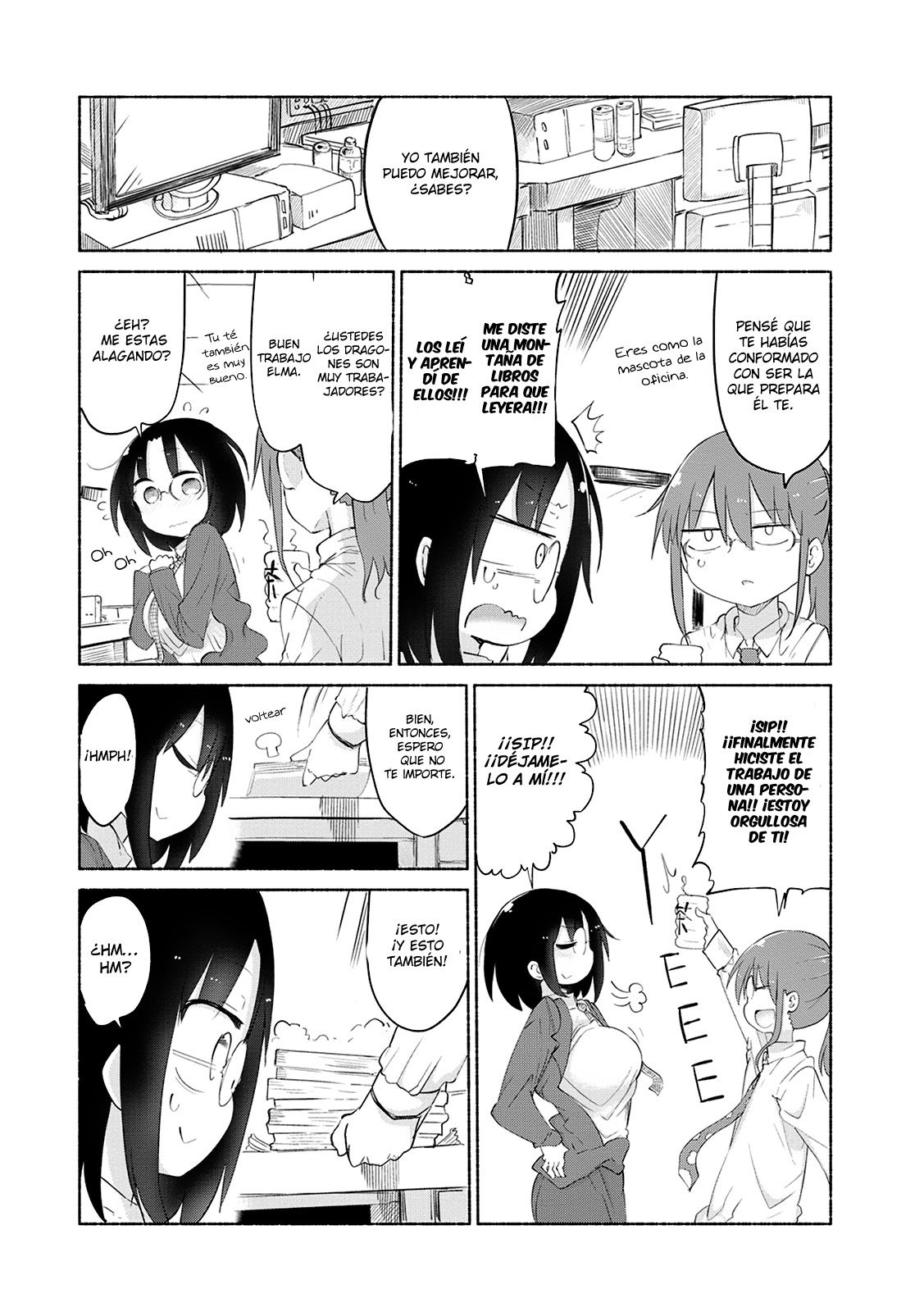 Kobayashi-san Chi no Maid Dragon Capitulo 35: Elma y la Compañia página 5