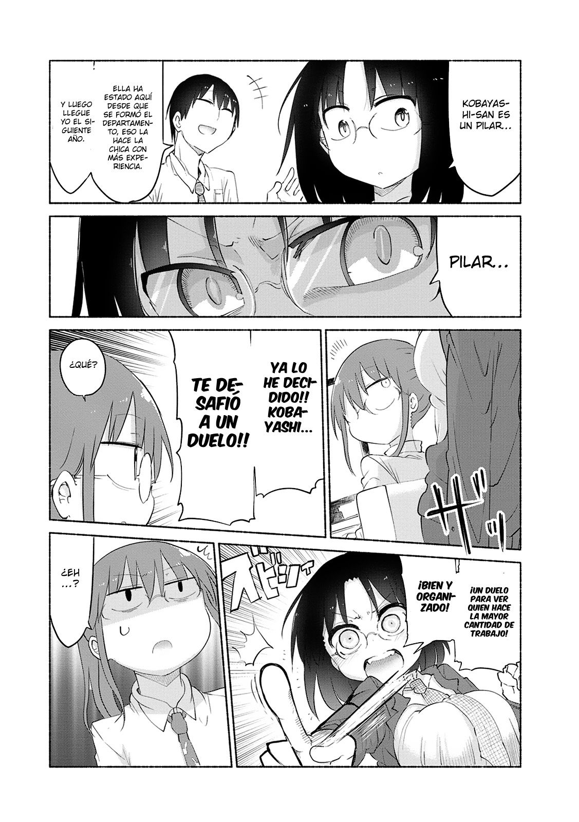 Kobayashi-san Chi no Maid Dragon Capitulo 35: Elma y la Compañia página 7