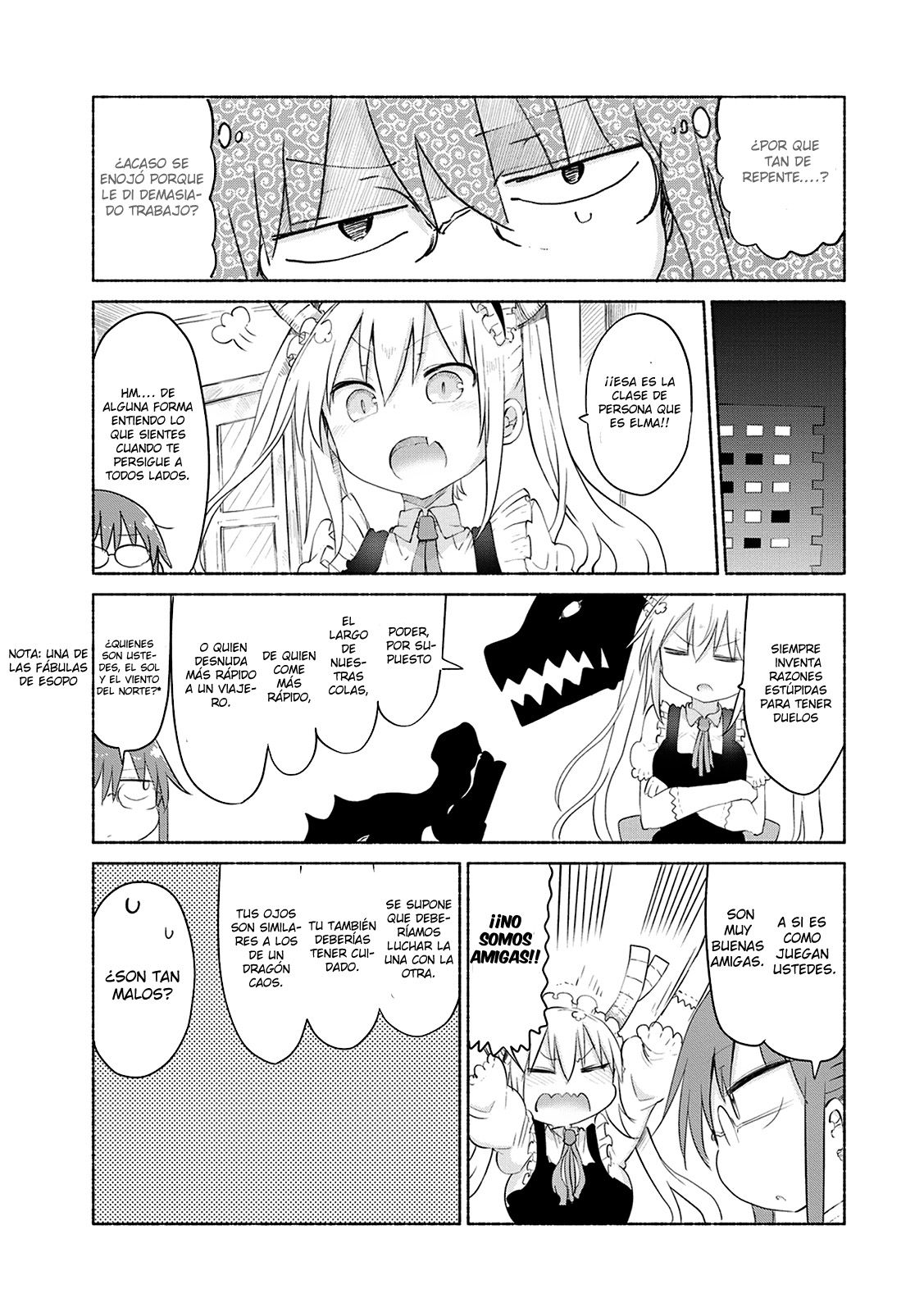 Kobayashi-san Chi no Maid Dragon Capitulo 35: Elma y la Compañia página 8