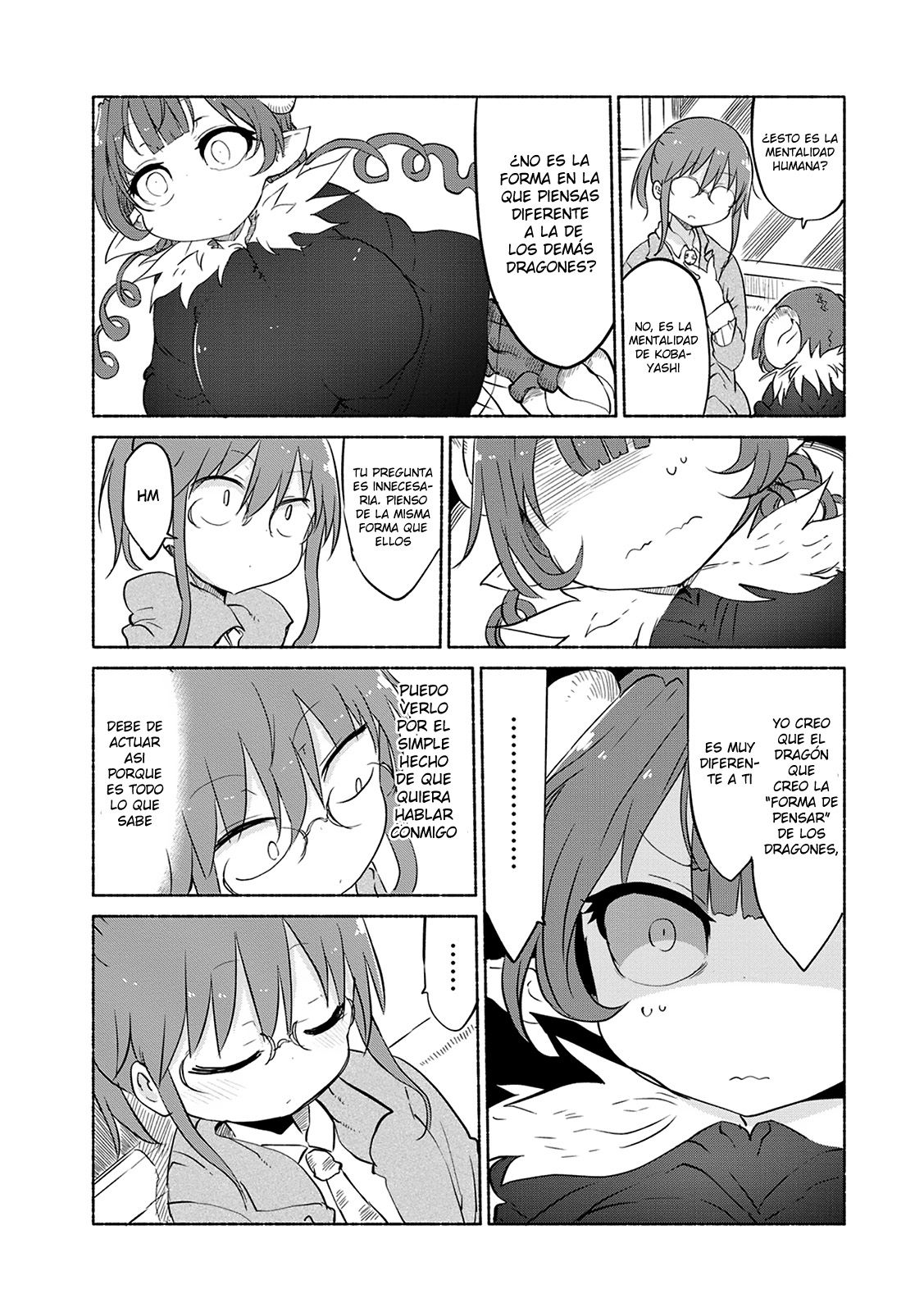Kobayashi-san Chi no Maid Dragon Capitulo 36: Iruru y Kobayashi san página 12
