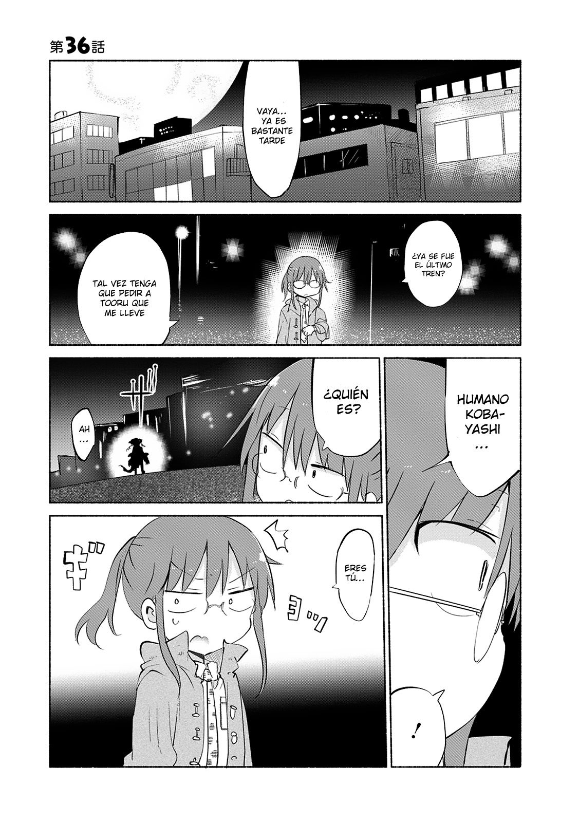 Kobayashi-san Chi no Maid Dragon Capitulo 36: Iruru y Kobayashi san página 3