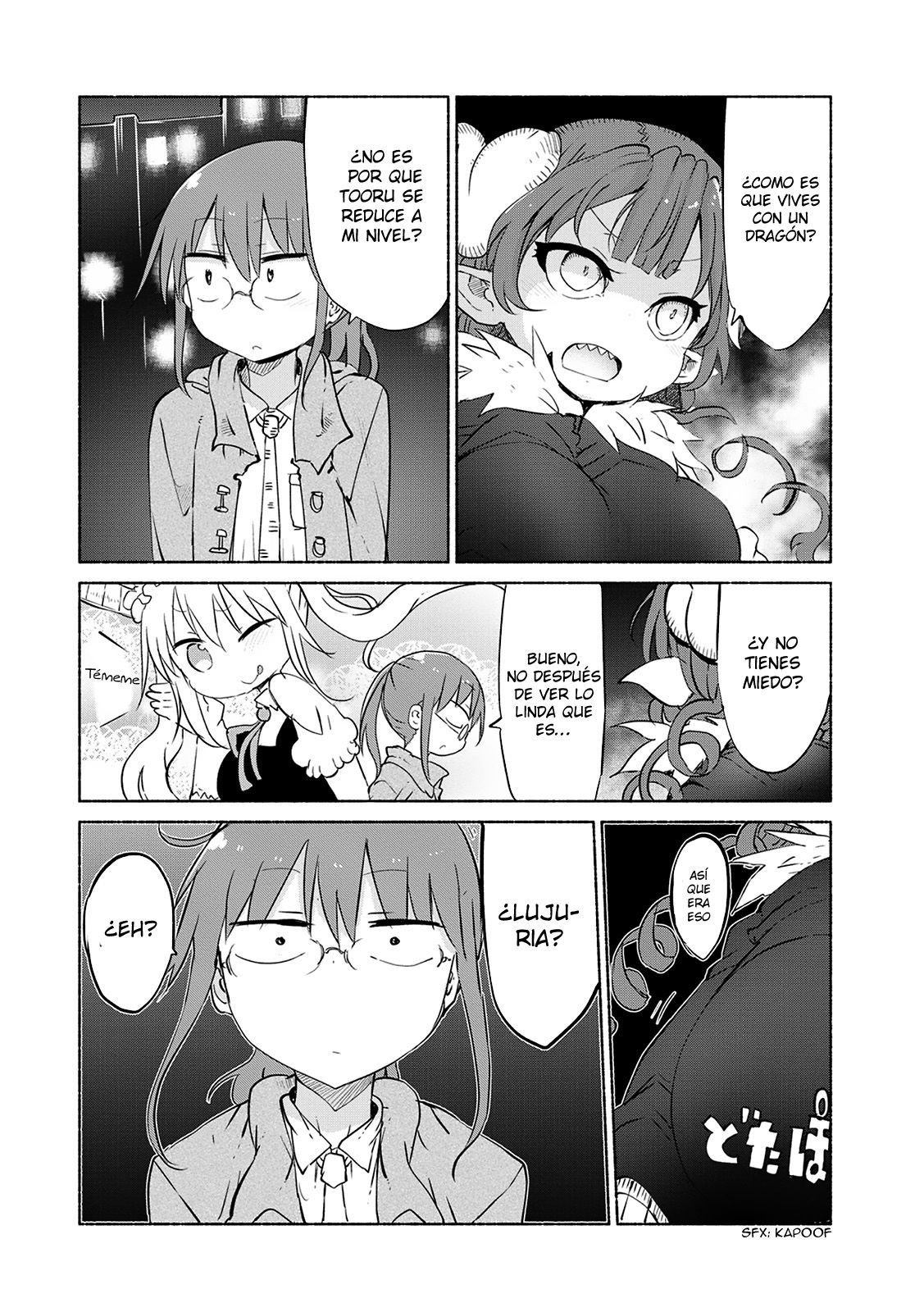 Kobayashi-san Chi no Maid Dragon Capitulo 36: Iruru y Kobayashi san página 5