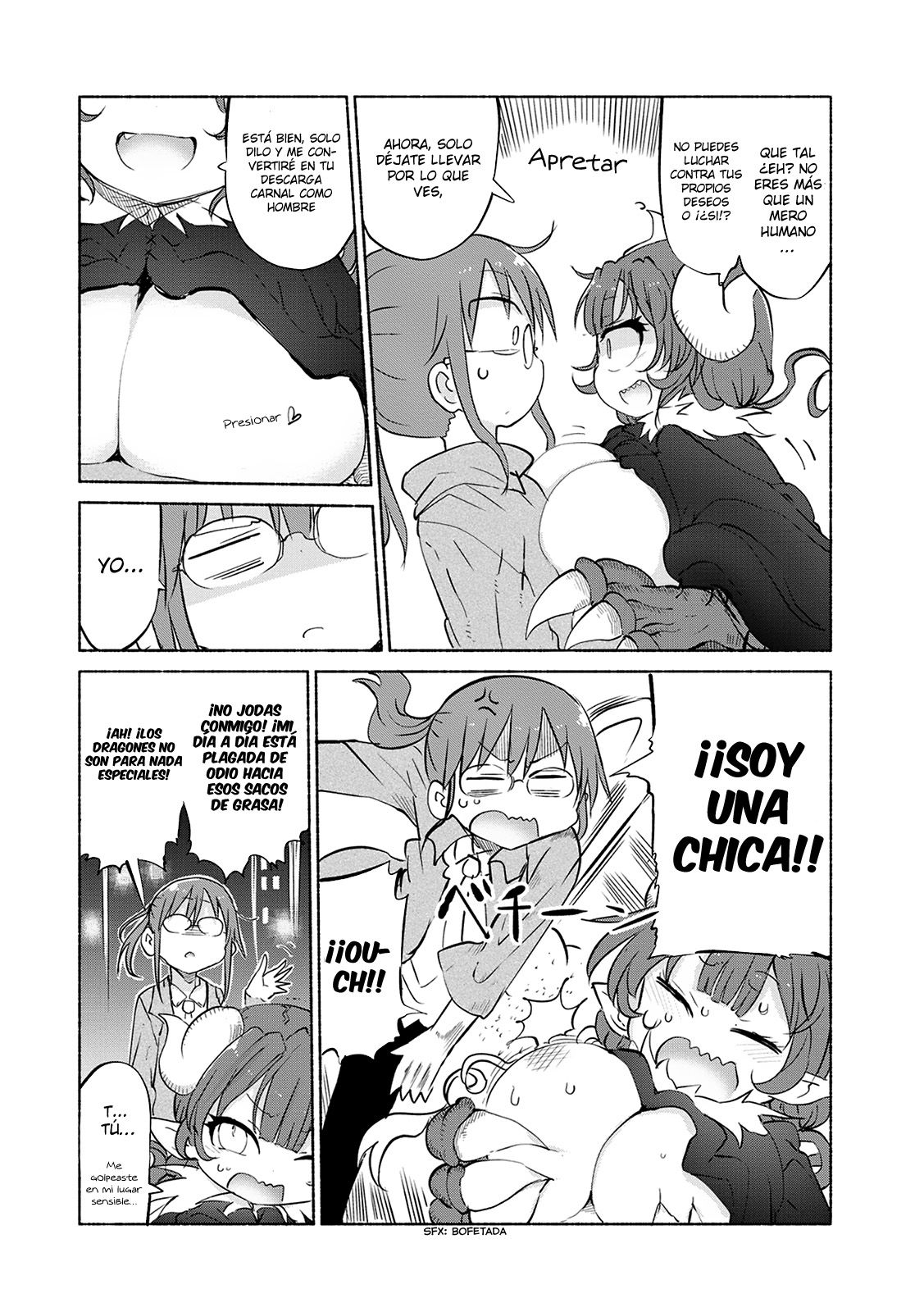 Kobayashi-san Chi no Maid Dragon Capitulo 36: Iruru y Kobayashi san página 7