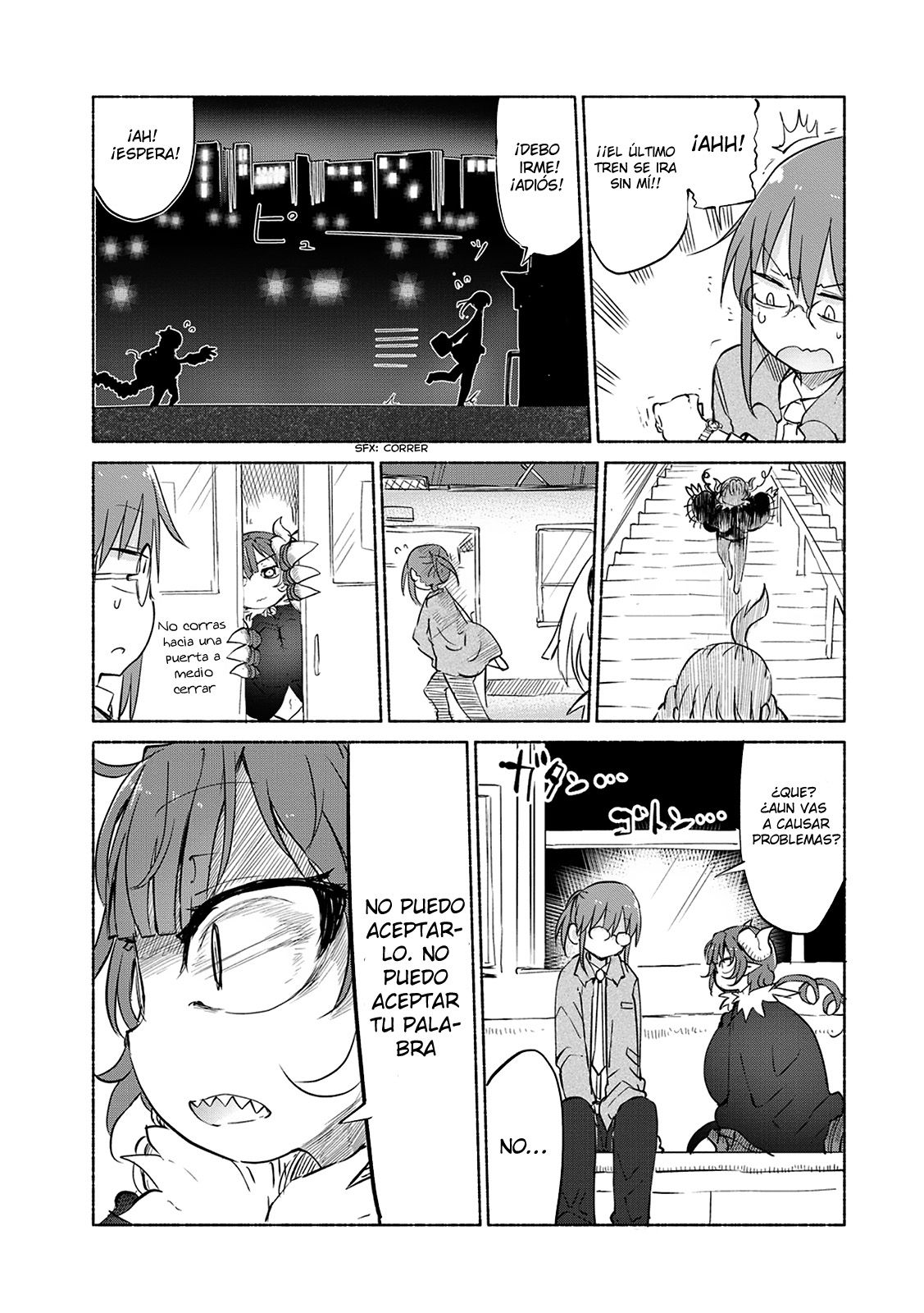 Kobayashi-san Chi no Maid Dragon Capitulo 36: Iruru y Kobayashi san página 8