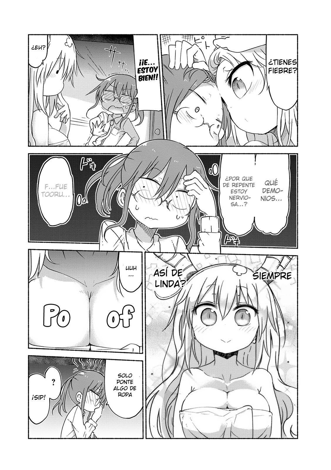 Kobayashi-san Chi no Maid Dragon Capitulo 37: Tooru y la Cosa página 5