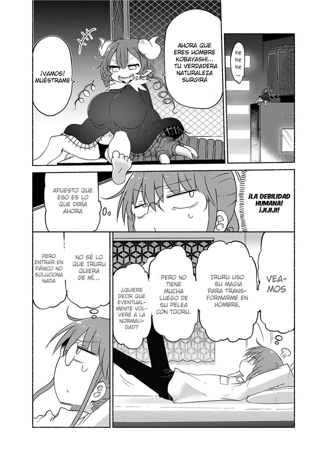 Kobayashi-san Chi no Maid Dragon Capitulo 37: Tooru y la Cosa página 6