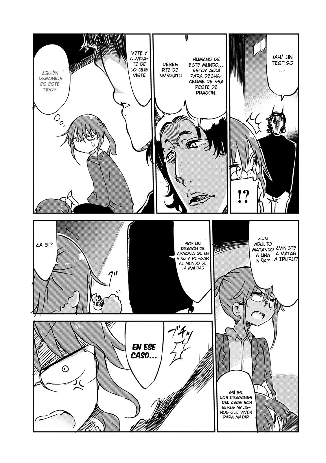 Kobayashi-san Chi no Maid Dragon Capitulo 38: Kobayashi san e Iruru página 10