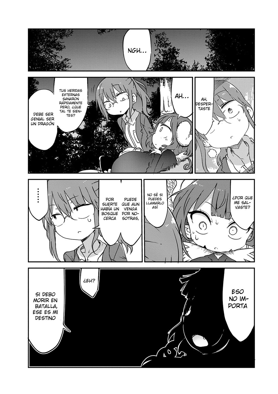 Kobayashi-san Chi no Maid Dragon Capitulo 38: Kobayashi san e Iruru página 12