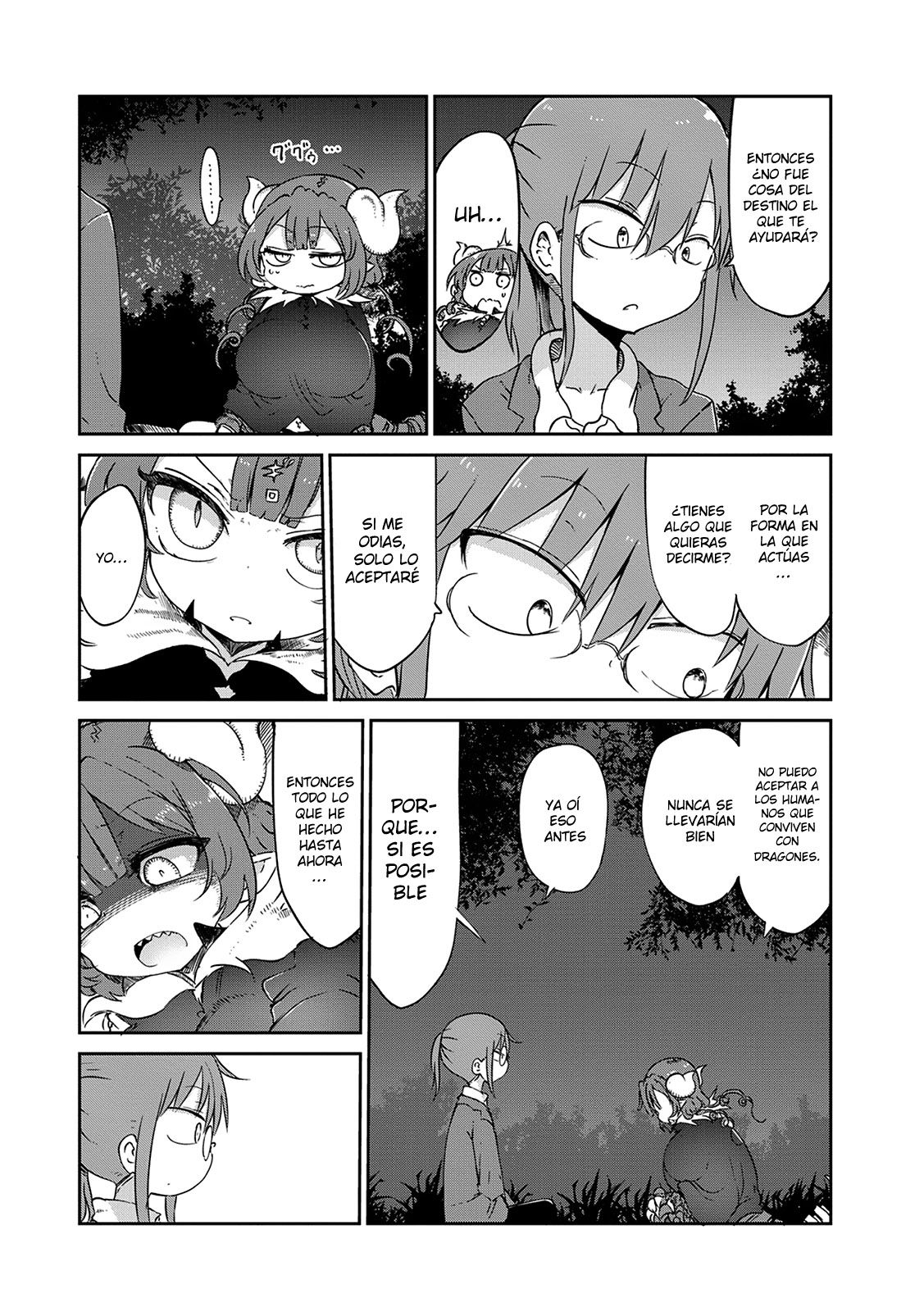 Kobayashi-san Chi no Maid Dragon Capitulo 38: Kobayashi san e Iruru página 13