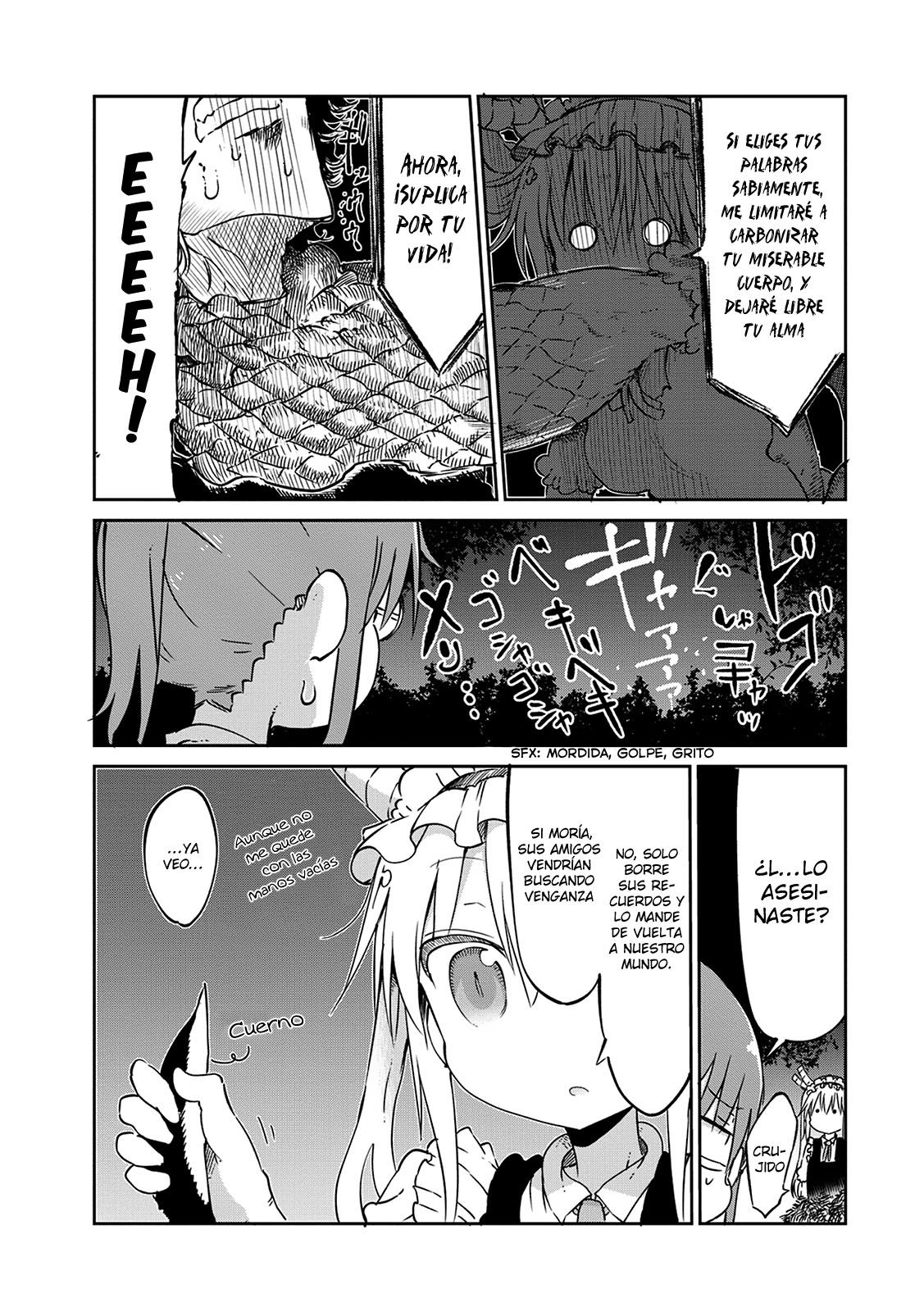 Kobayashi-san Chi no Maid Dragon Capitulo 38: Kobayashi san e Iruru página 22