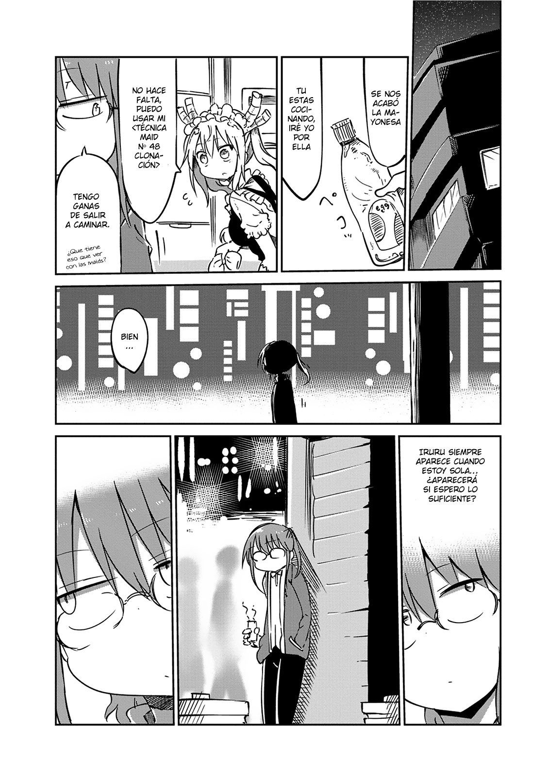 Kobayashi-san Chi no Maid Dragon Capitulo 38: Kobayashi san e Iruru página 6