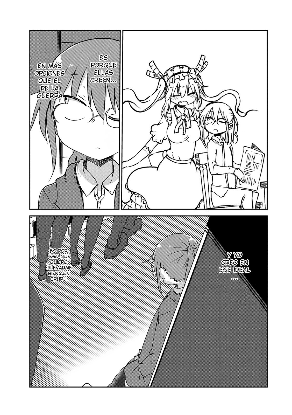 Kobayashi-san Chi no Maid Dragon Capitulo 38: Kobayashi san e Iruru página 8