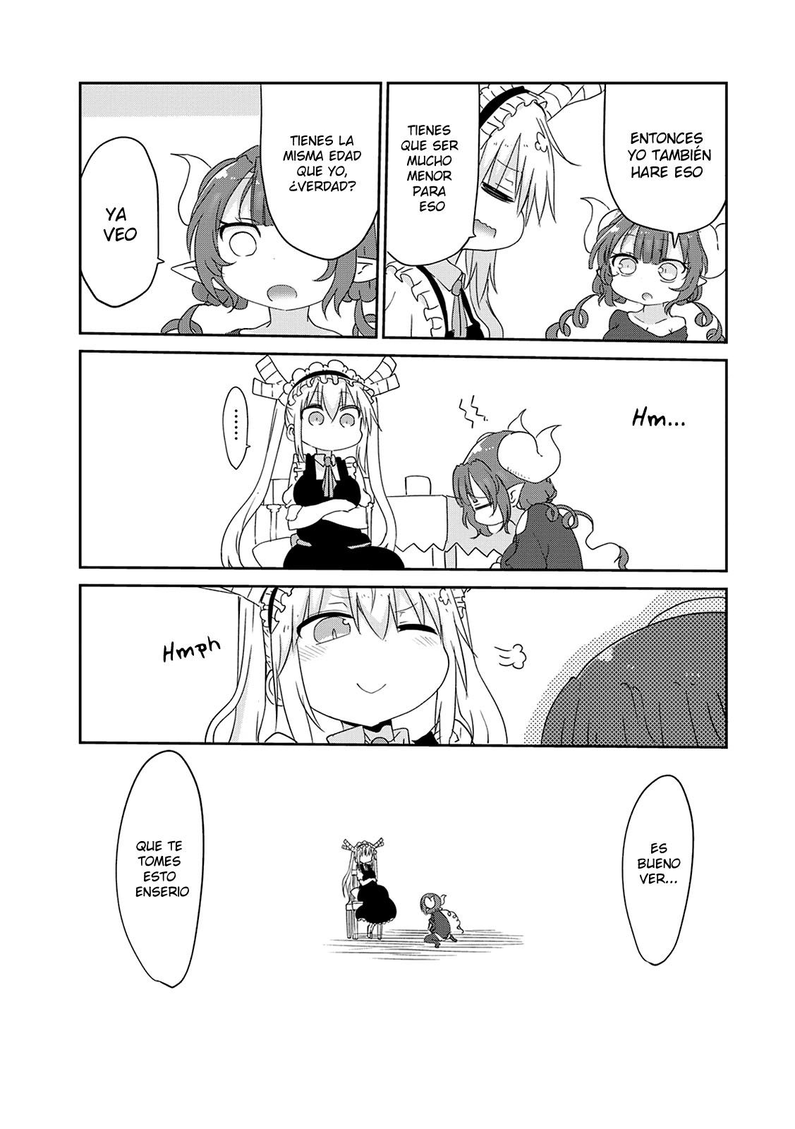 Kobayashi-san Chi no Maid Dragon Capitulo 39: Tooru y el Cuidado de Niños página 12