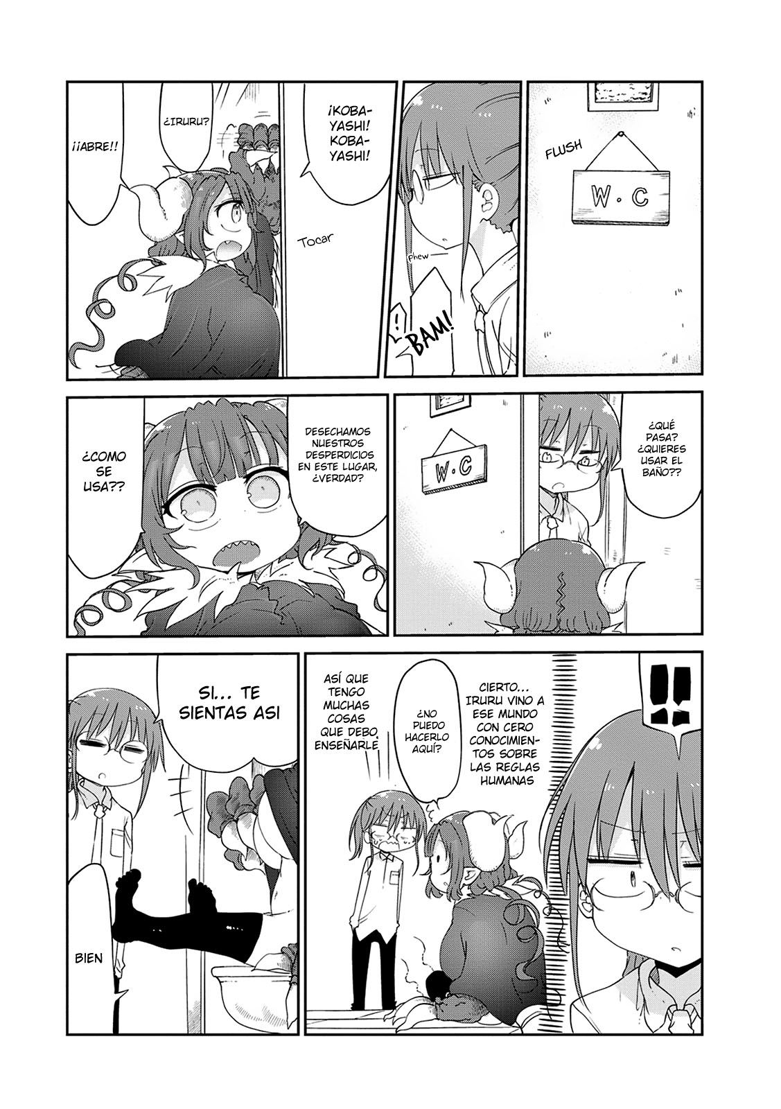 Kobayashi-san Chi no Maid Dragon Capitulo 39: Tooru y el Cuidado de Niños página 5