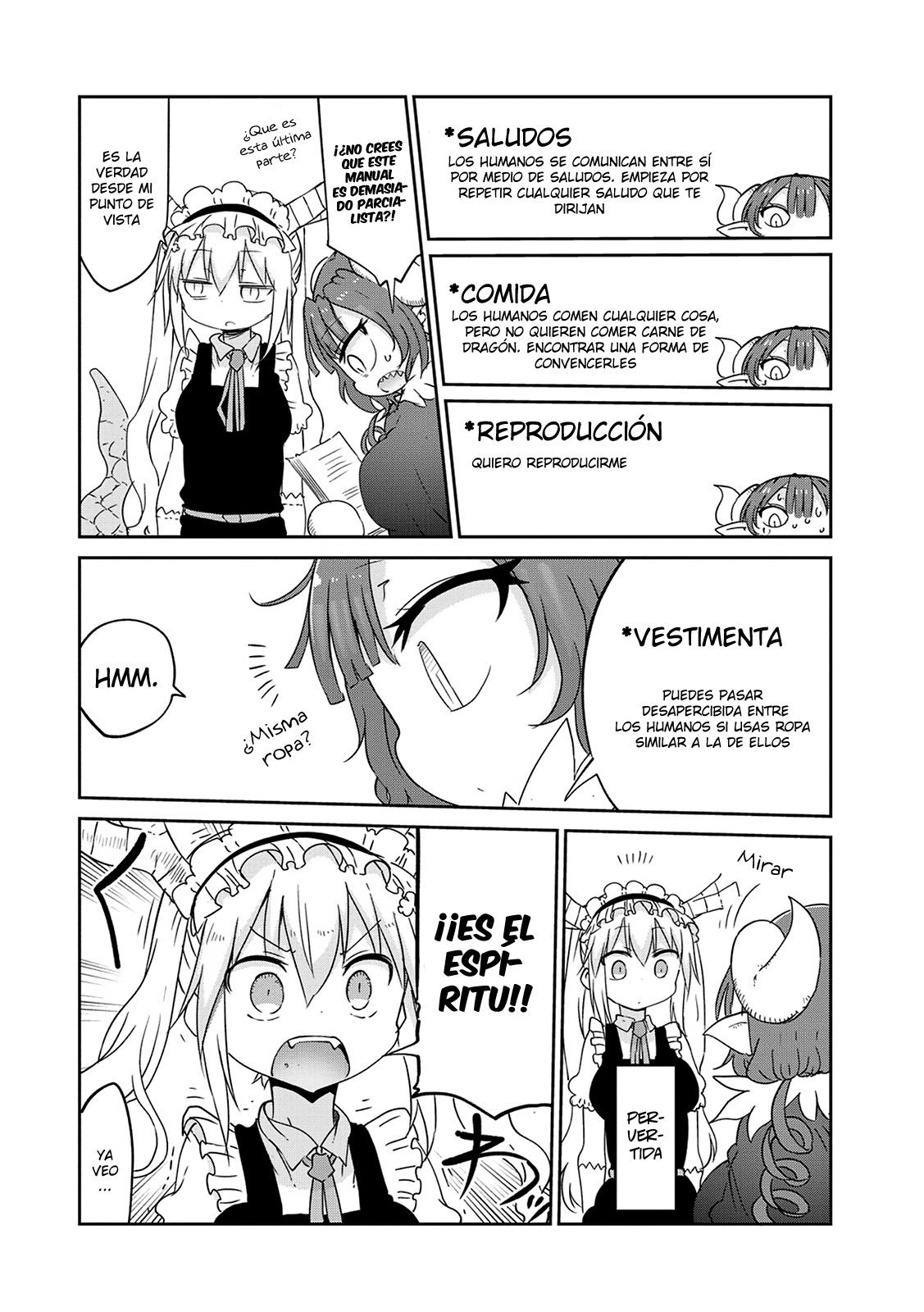 Kobayashi-san Chi no Maid Dragon Capitulo 39: Tooru y el Cuidado de Niños página 9