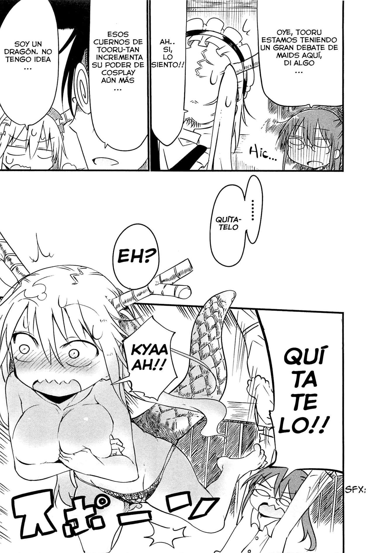 Kobayashi-san Chi no Maid Dragon Capitulo 4: Tooru y los Celos página 10
