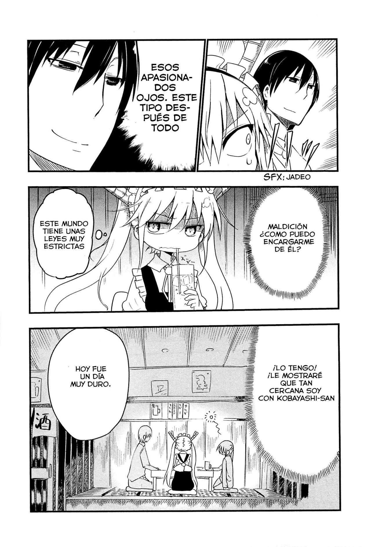 Kobayashi-san Chi no Maid Dragon Capitulo 4: Tooru y los Celos página 6