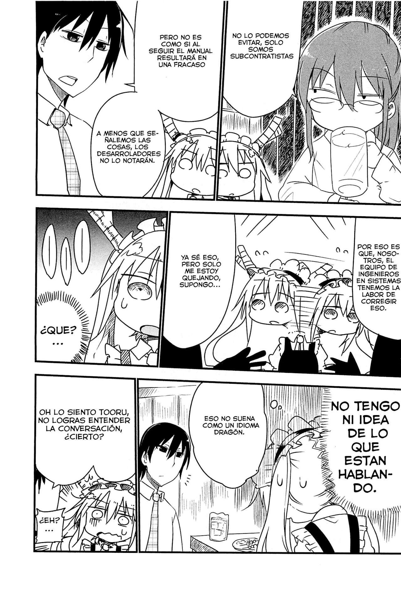 Kobayashi-san Chi no Maid Dragon Capitulo 4: Tooru y los Celos página 7