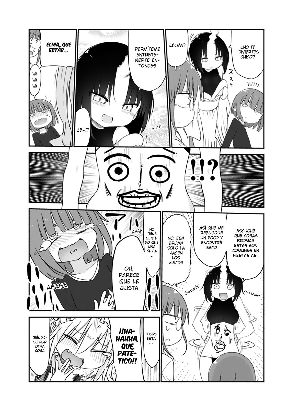 Kobayashi-san Chi no Maid Dragon Capitulo 40: Tooru y el Hanami página 10