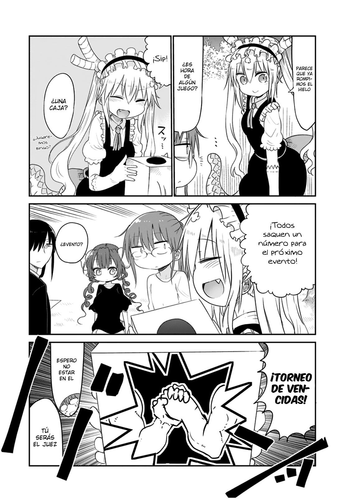 Kobayashi-san Chi no Maid Dragon Capitulo 40: Tooru y el Hanami página 11