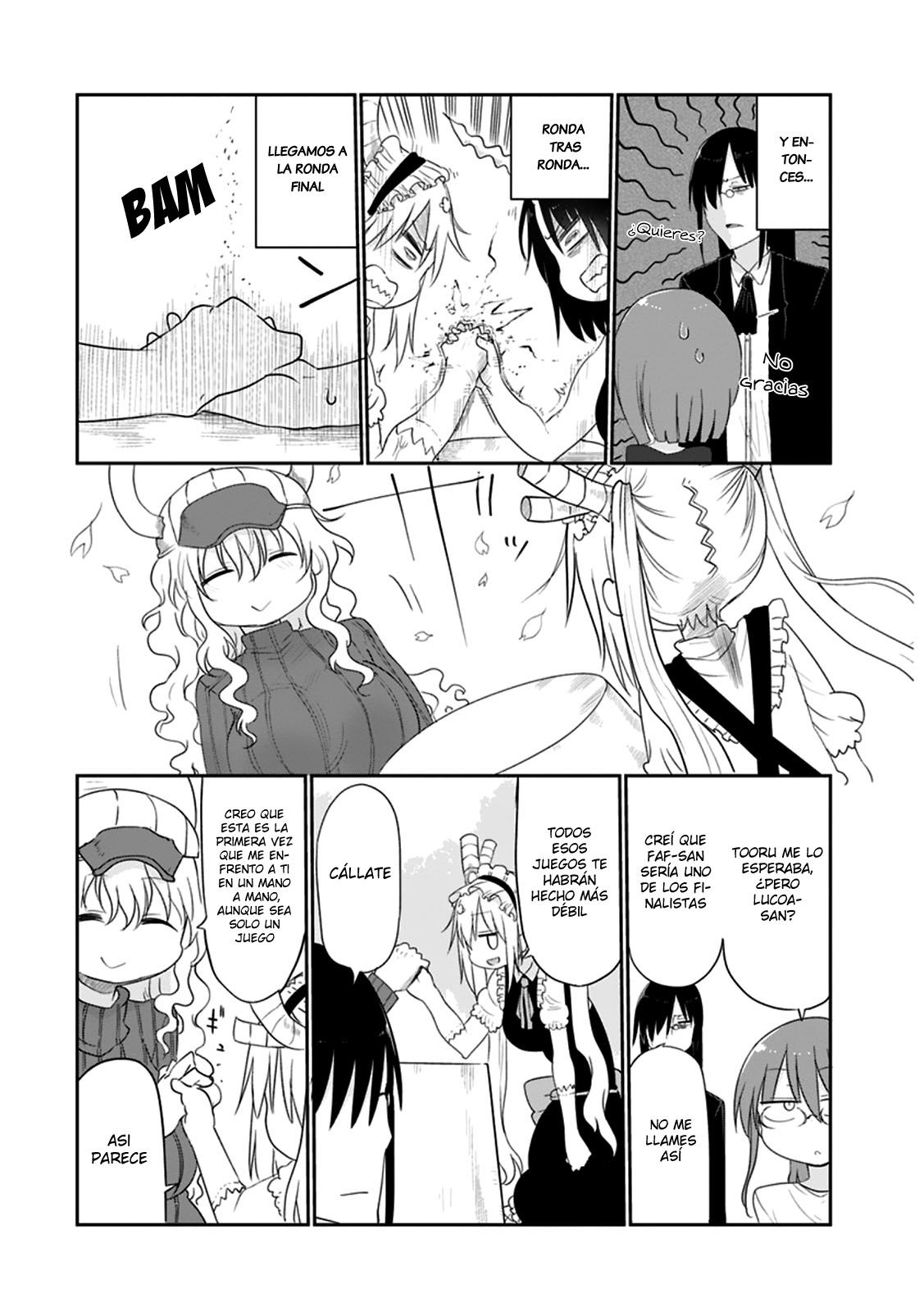 Kobayashi-san Chi no Maid Dragon Capitulo 40: Tooru y el Hanami página 13