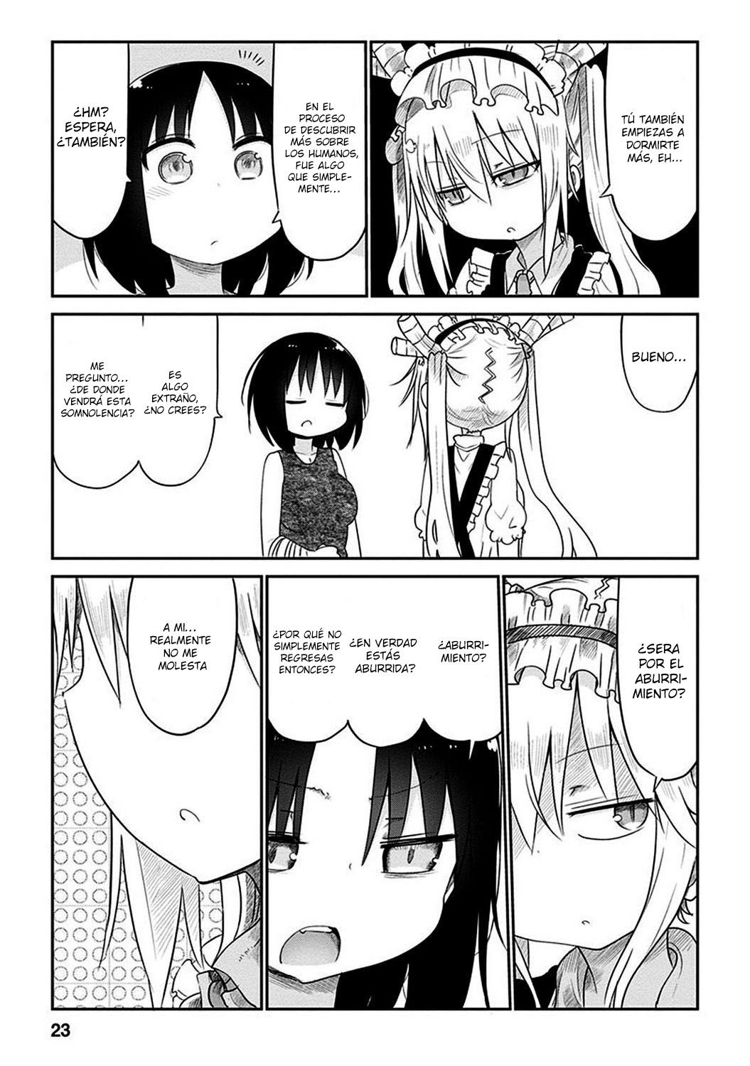 Kobayashi-san Chi no Maid Dragon Capitulo 41: Tooru y el Sueño página 10