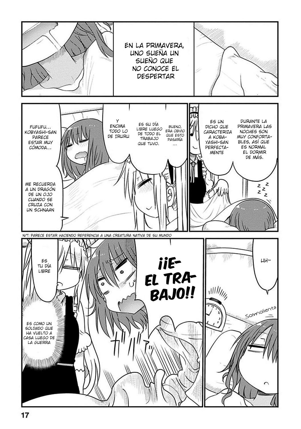 Kobayashi-san Chi no Maid Dragon Capitulo 41: Tooru y el Sueño página 4