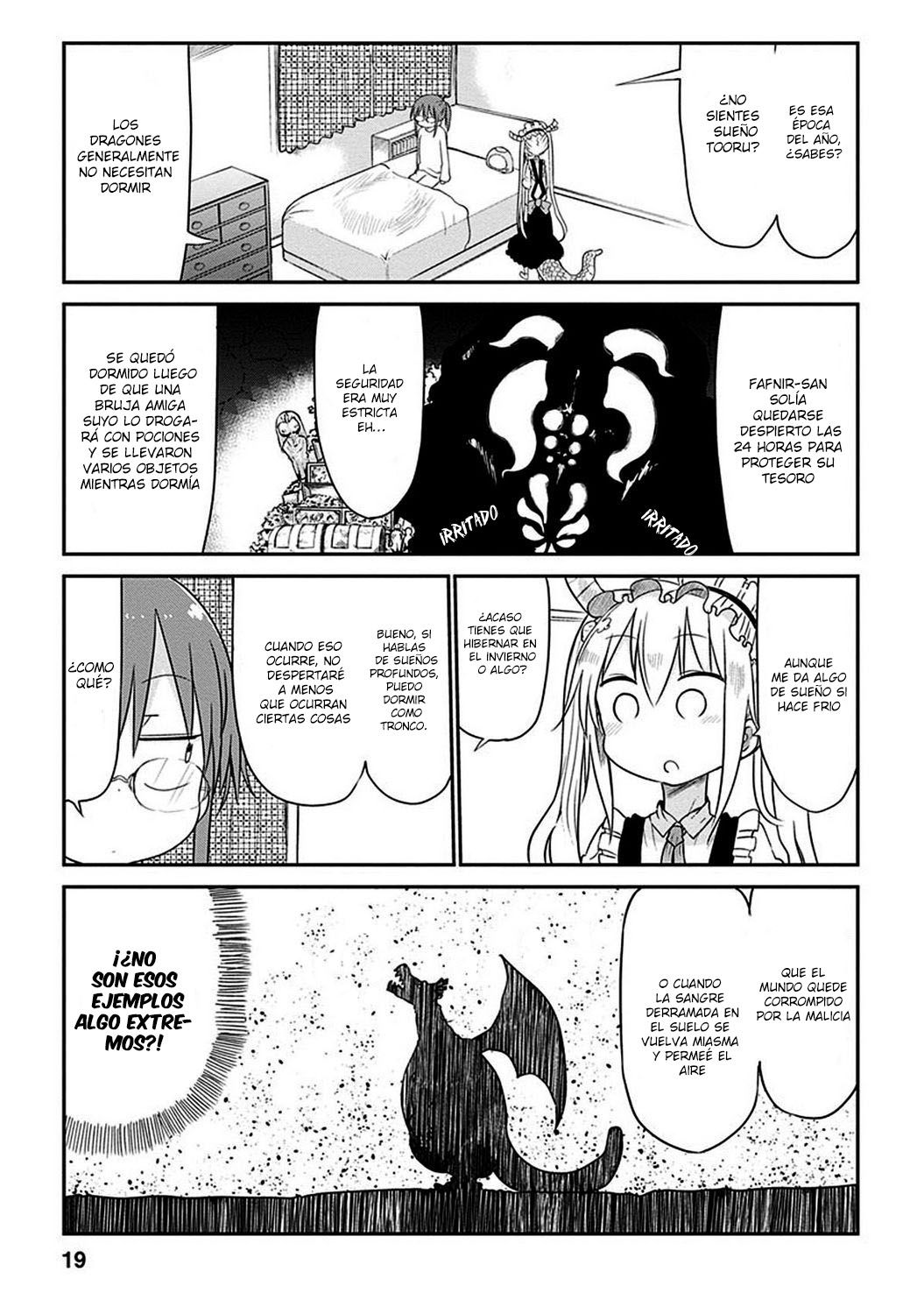 Kobayashi-san Chi no Maid Dragon Capitulo 41: Tooru y el Sueño página 6