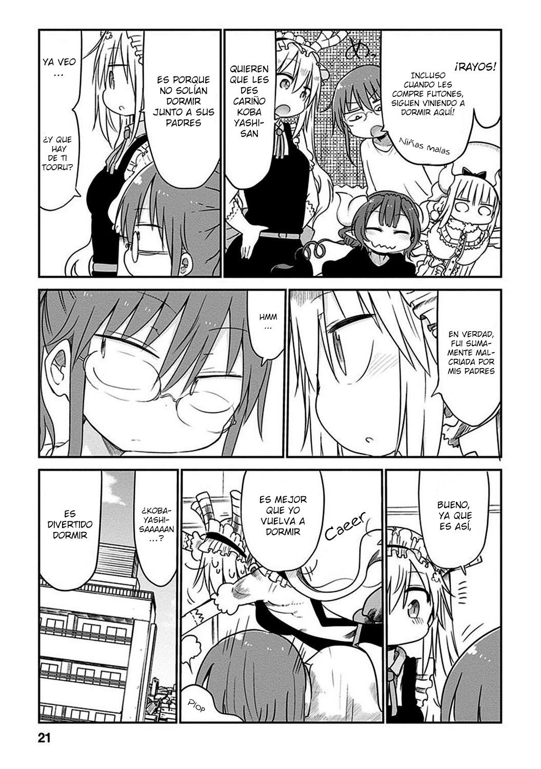Kobayashi-san Chi no Maid Dragon Capitulo 41: Tooru y el Sueño página 8