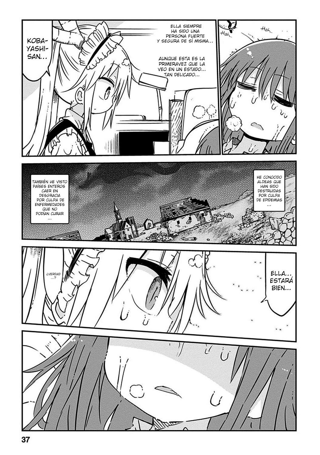 Kobayashi-san Chi no Maid Dragon Capitulo 42: Tooru y la Enfermeria página 11