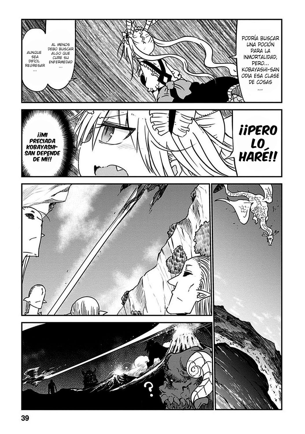 Kobayashi-san Chi no Maid Dragon Capitulo 42: Tooru y la Enfermeria página 13