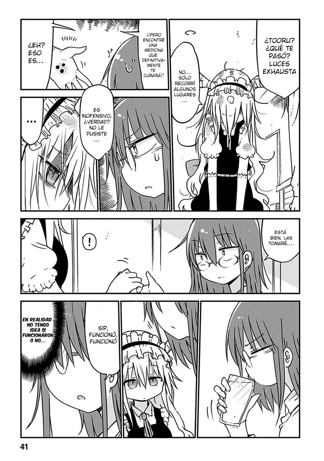 Kobayashi-san Chi no Maid Dragon Capitulo 42: Tooru y la Enfermeria página 15