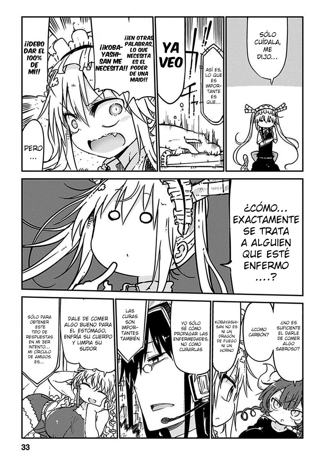 Kobayashi-san Chi no Maid Dragon Capitulo 42: Tooru y la Enfermeria página 7