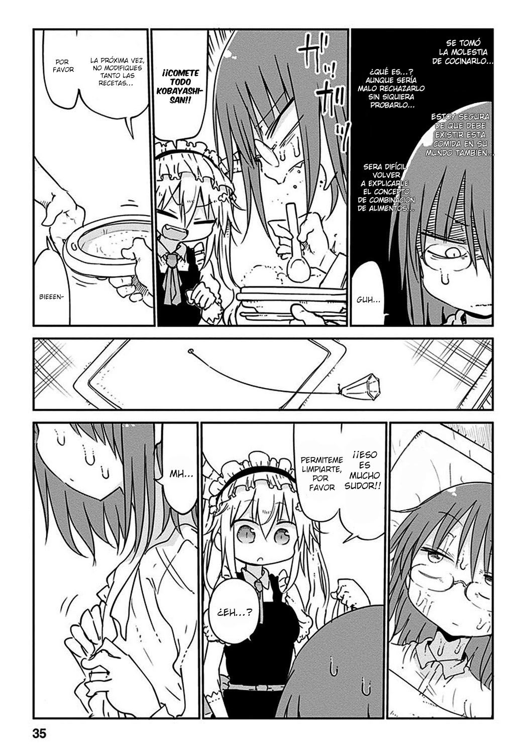 Kobayashi-san Chi no Maid Dragon Capitulo 42: Tooru y la Enfermeria página 9
