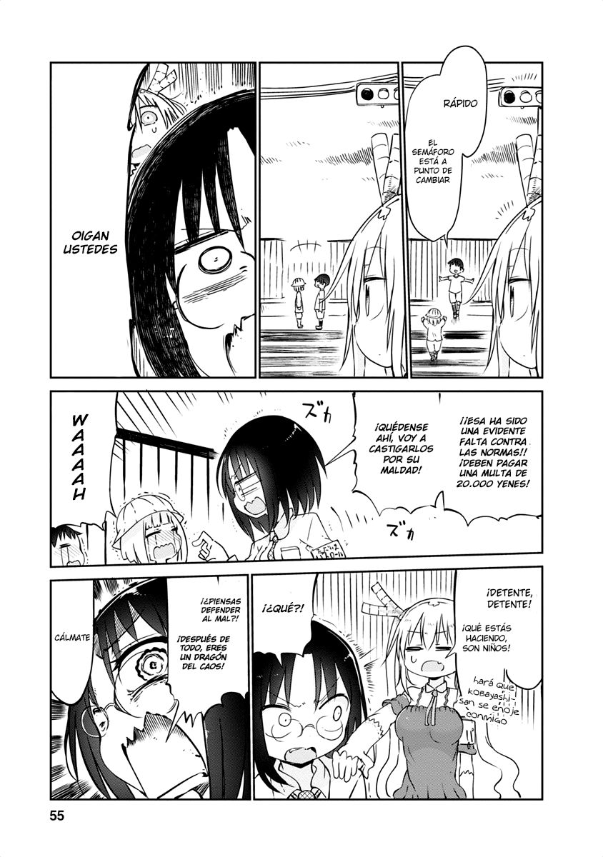 Kobayashi-san Chi no Maid Dragon Capitulo 43 página 12