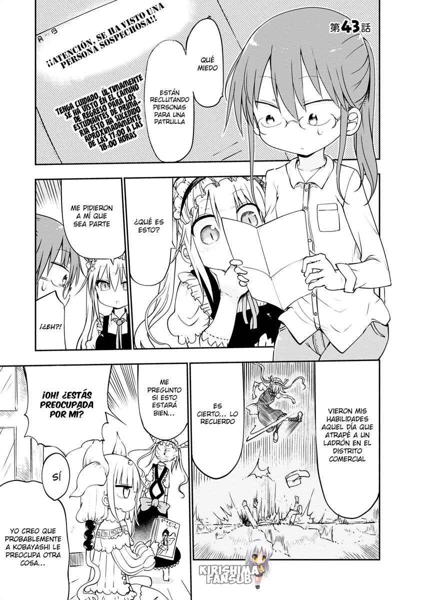 Kobayashi-san Chi no Maid Dragon Capitulo 43 página 2